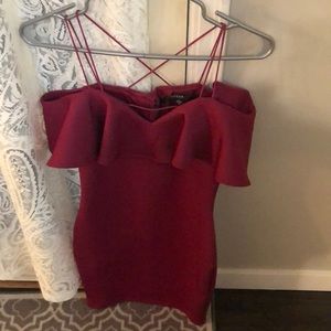 Maroon Guess dress